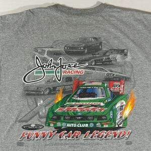 John Joyce Racing T shirt Size Large Anvil Vintage Ford Castrol